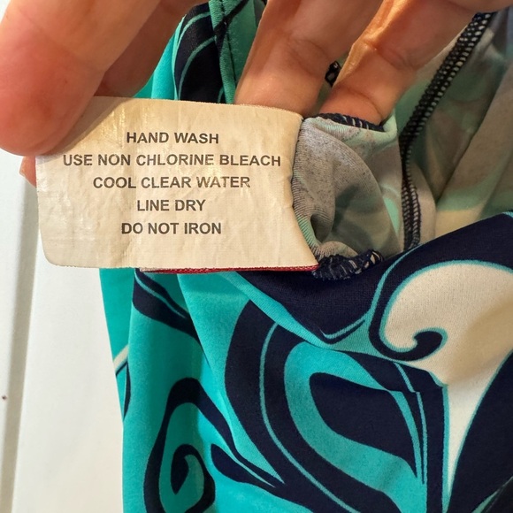 Jamaica Bay Ruffled Tankini Top Size 16 E1.2 - Picture 9 of 9